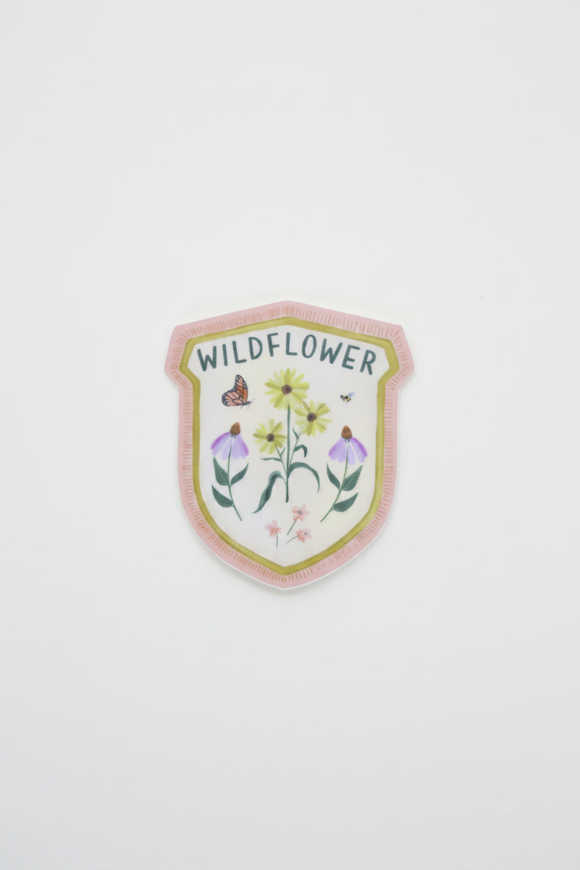 Wildflower Badge Sticker