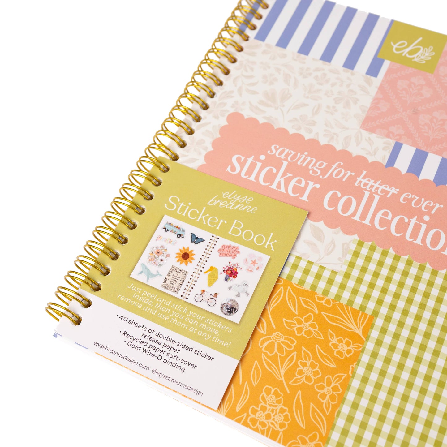 Patchwork Cover Sticker Book