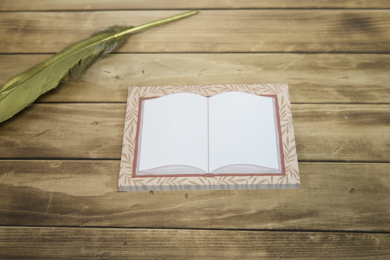 Open Book Sticky Notes