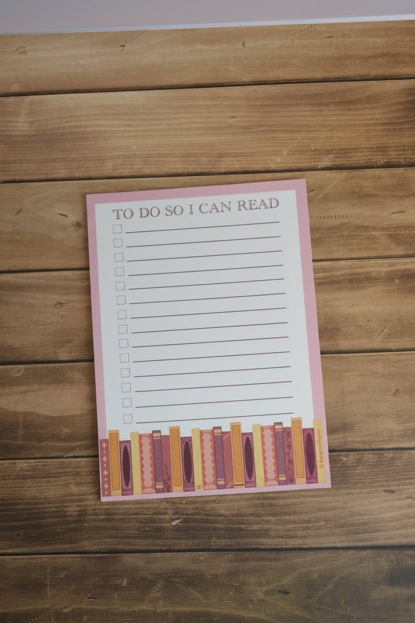 To Do So I Can Read Notepad