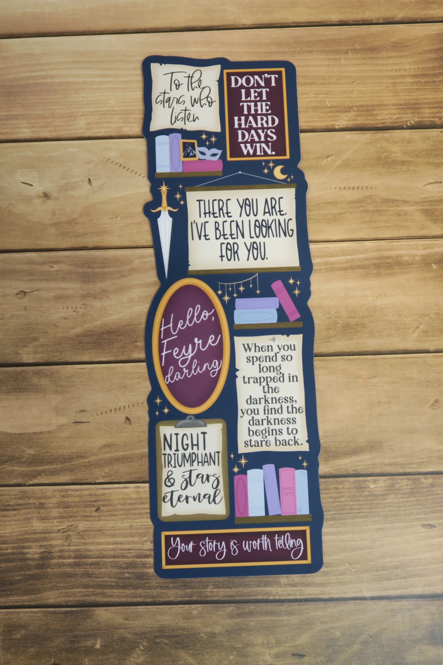 ACOTAR Quotes Gallery Bookmark
