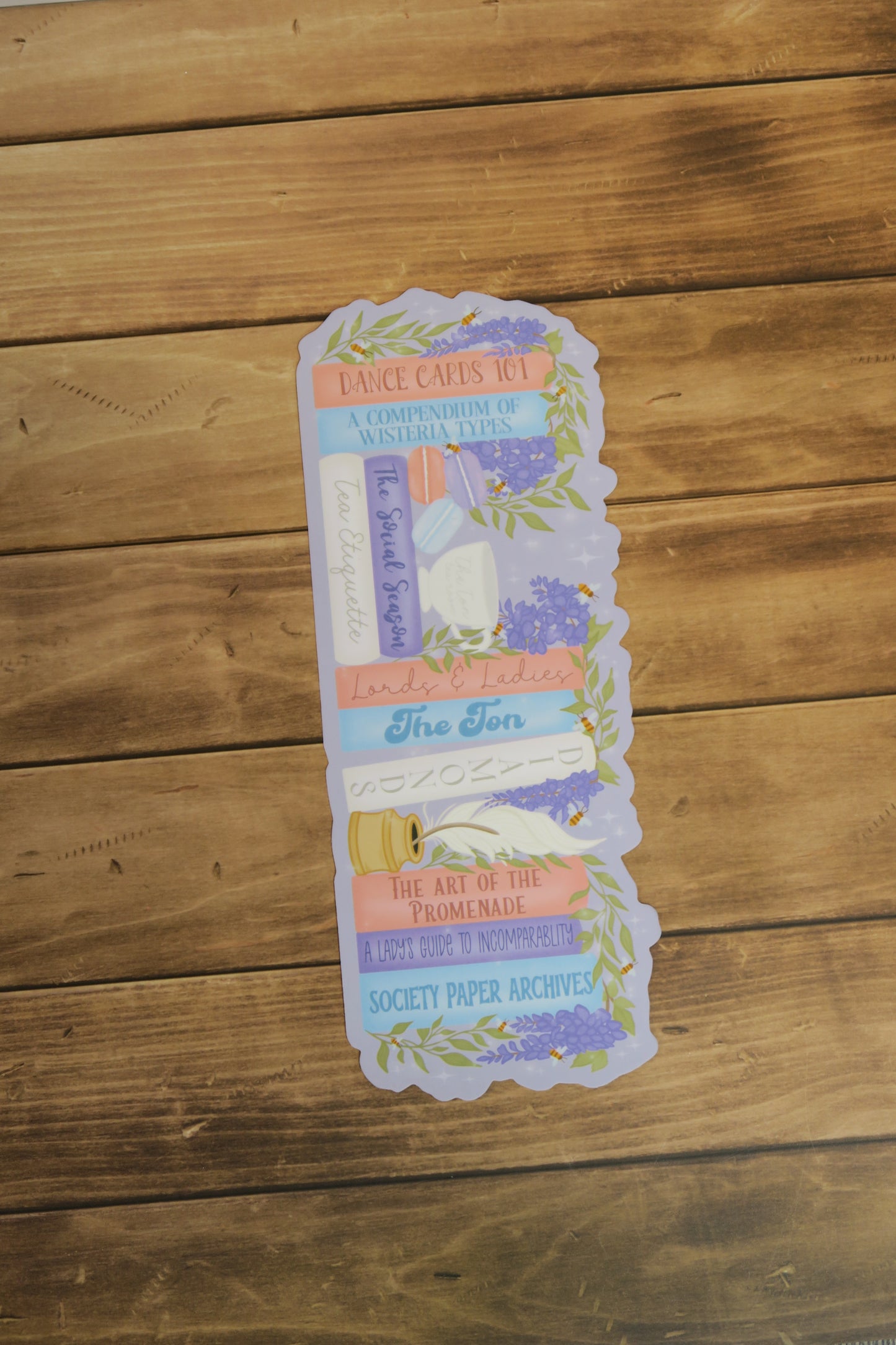 Bridgerton Bookshelf Bookmark