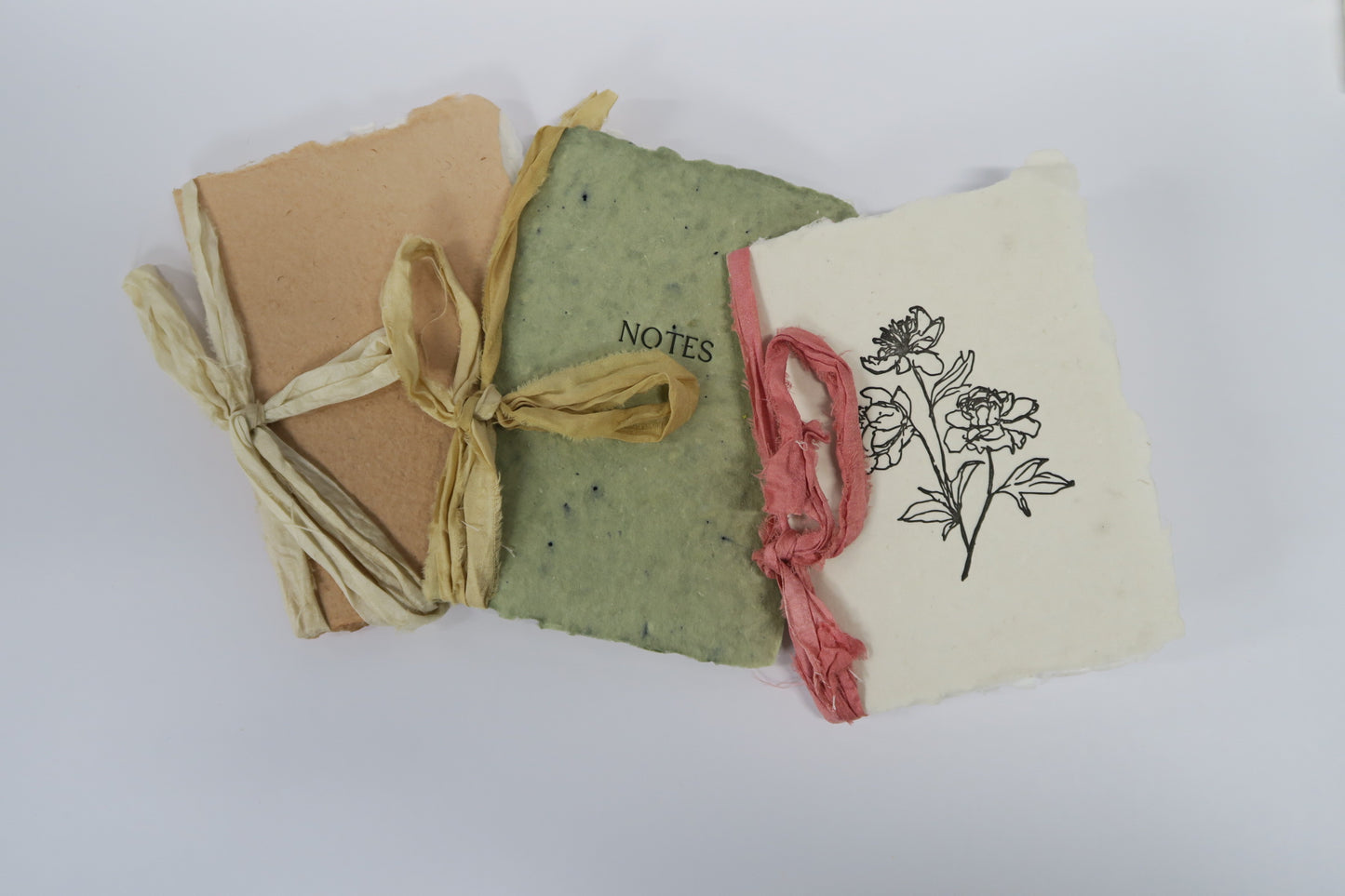 Oak Blue Green Journal with Ribbon