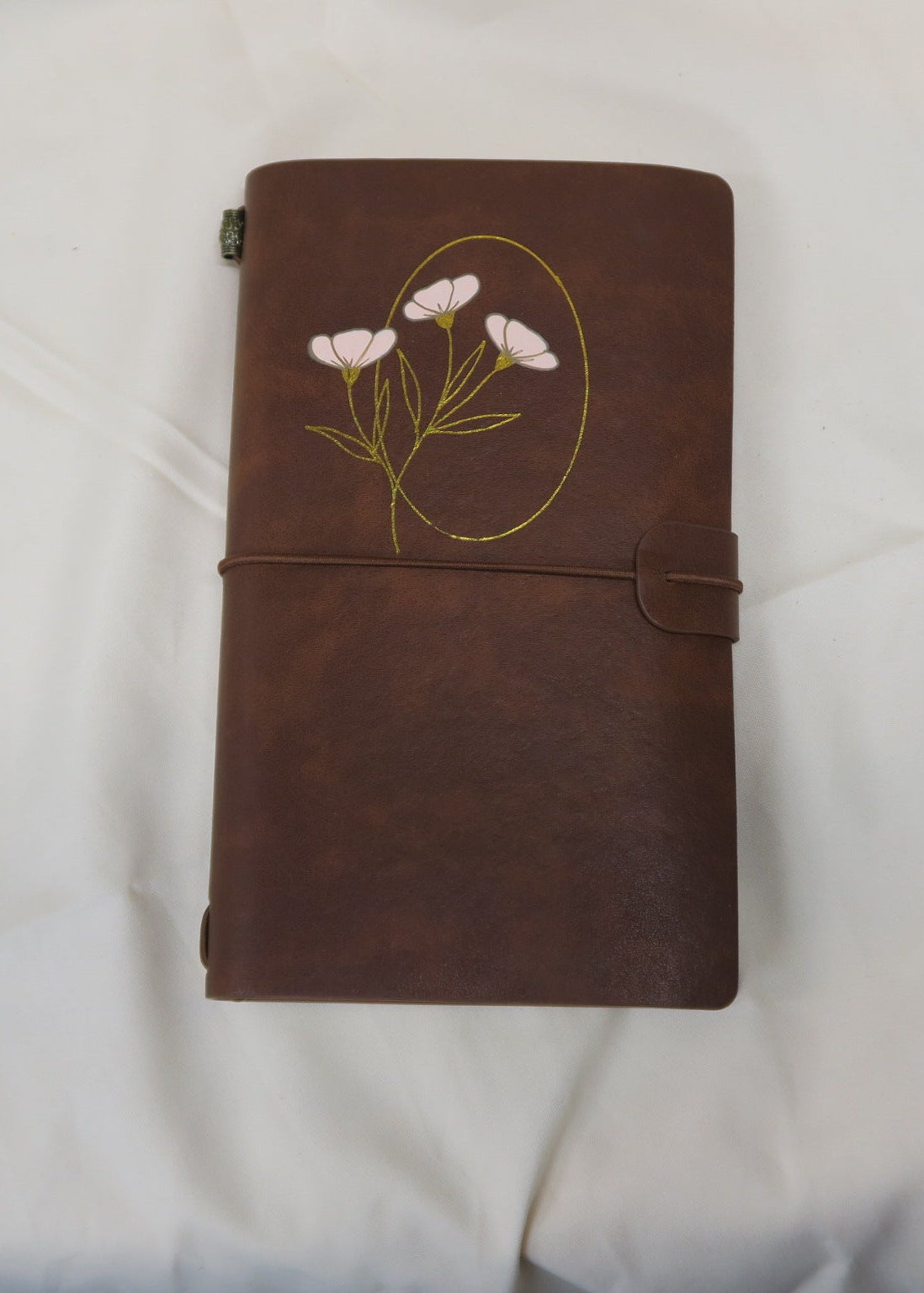 Pink Poppy Flowers Traveler's Journal
