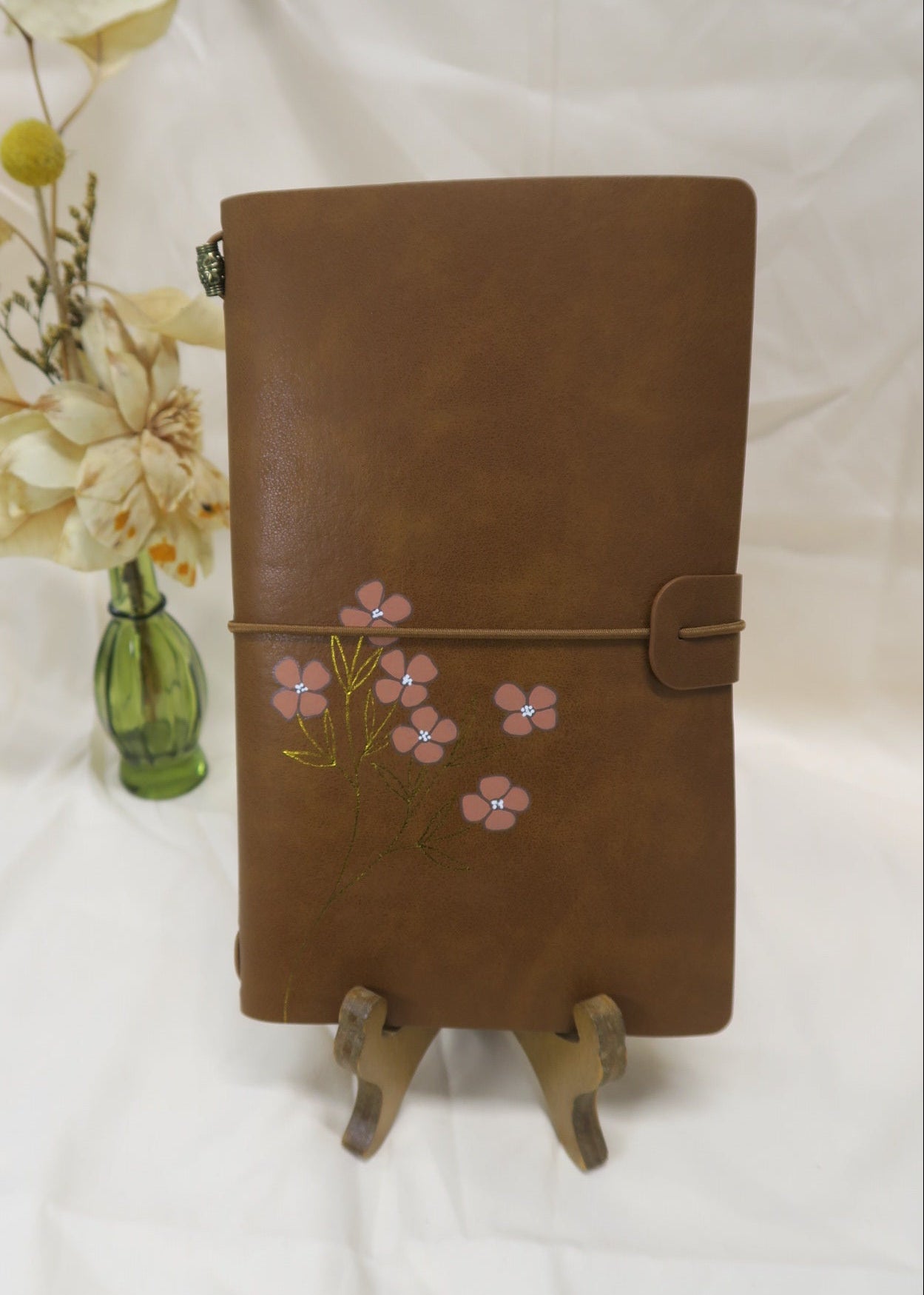 Mini Pink Florals Traveler's Journal