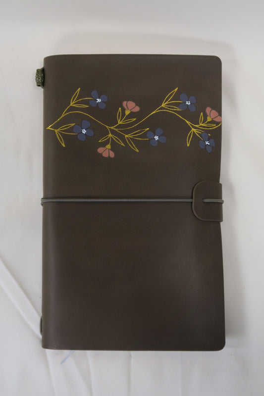 Pink and Blue Floral Traveler's Journal