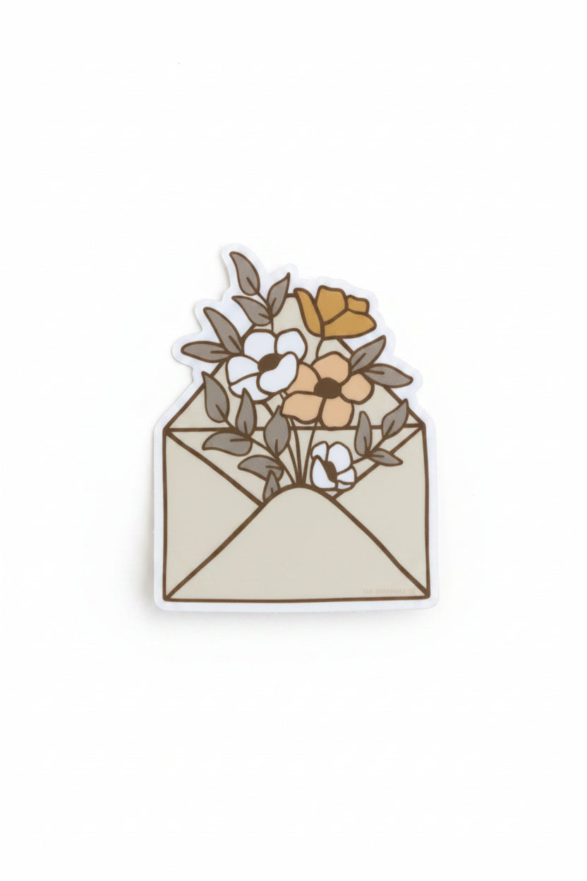 Flower Envelope Sticker