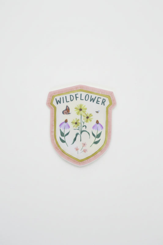 Wildflower Badge Sticker