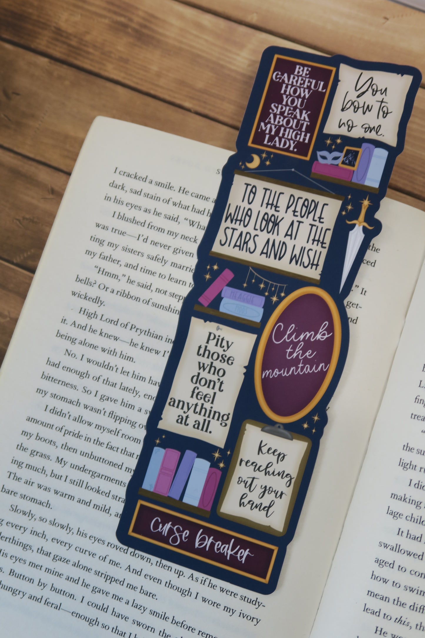 ACOTAR Quotes Gallery Bookmark