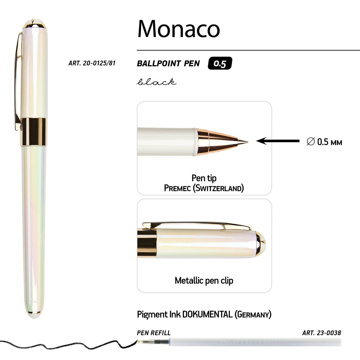 Pearlescent White Pen