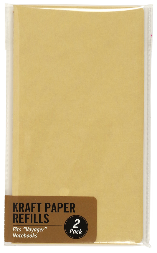 Traveler's Journal Kraft Paper Refills
