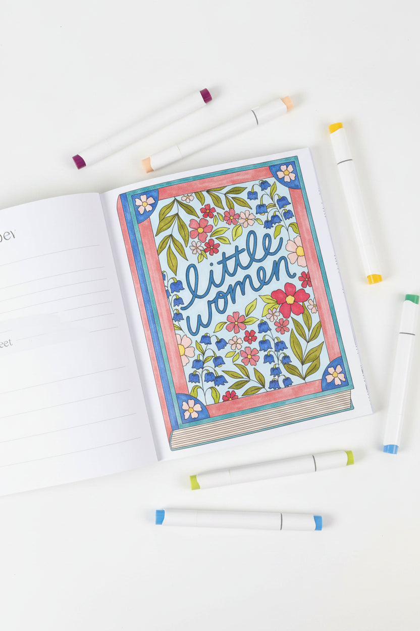 All Booked Up Coloring Book