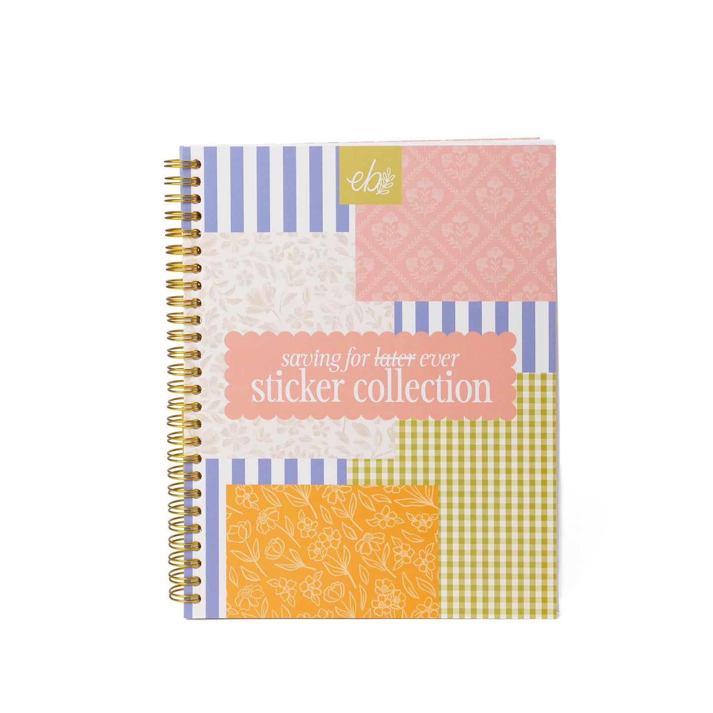 Patchwork Cover Sticker Book