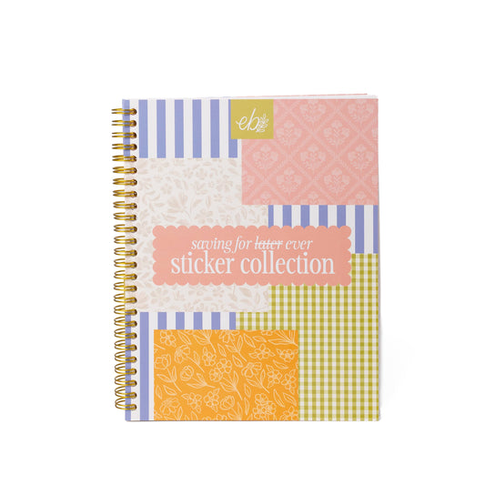 Patchwork Cover Sticker Book
