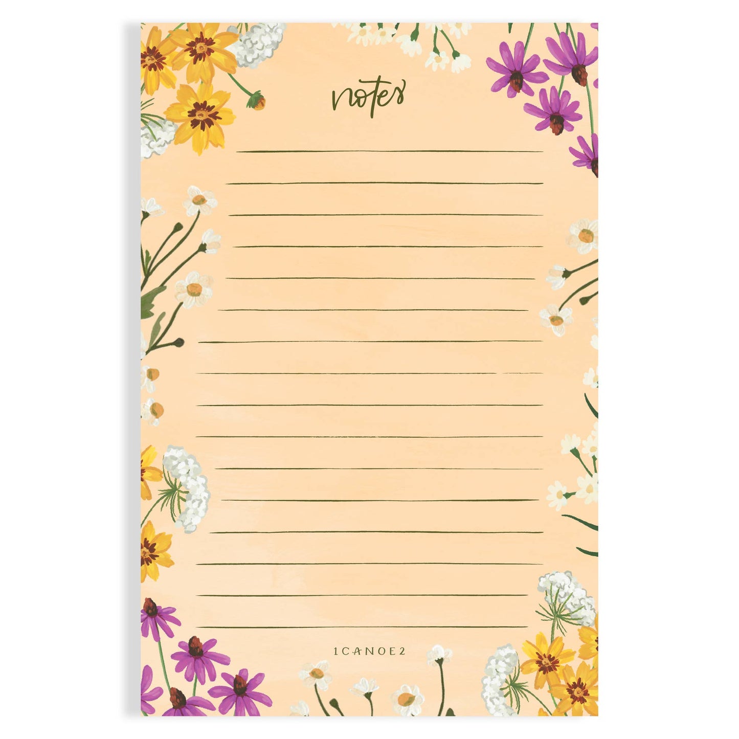 Summer Floral Notepad