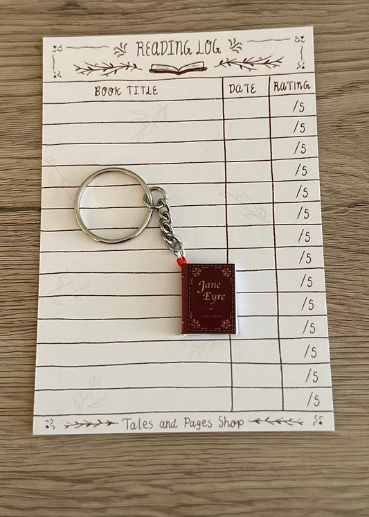 Jane Eyre Mini Book Keychain