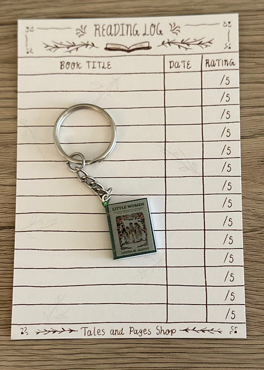 Little Women Mini Book Keychain