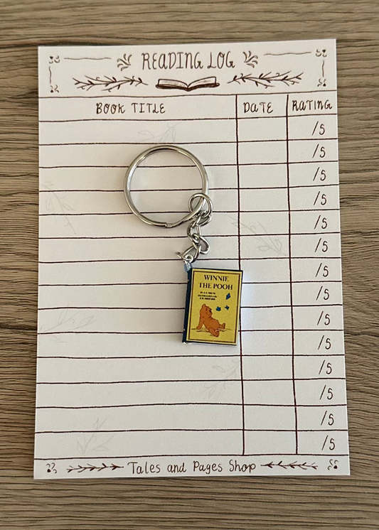 Winnie the Pooh Mini Book Keychain