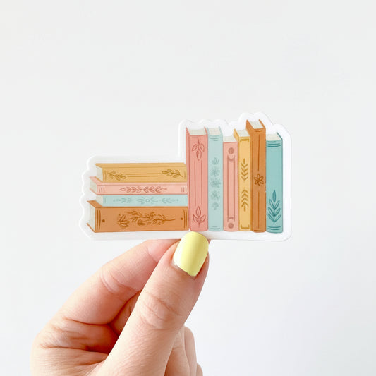 Stack of Books Sticker